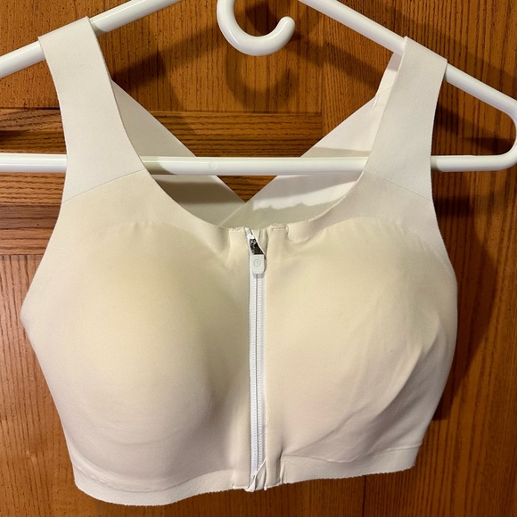 lululemon athletica Other - Lululemon White Enlite Zip Front High Support Bra